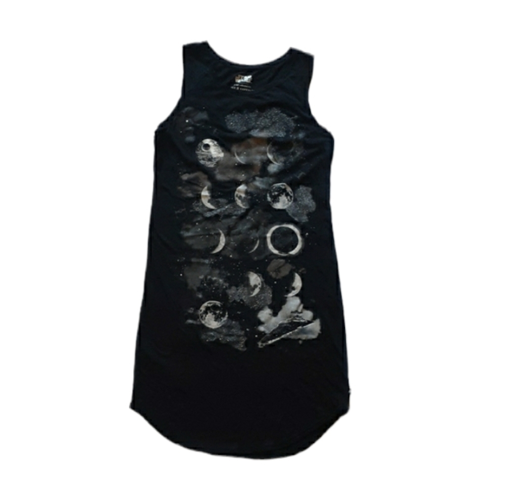 ⭐ROCK & Republic Star Wars Death Star Phases Tank Dress Come to the Dark Side S